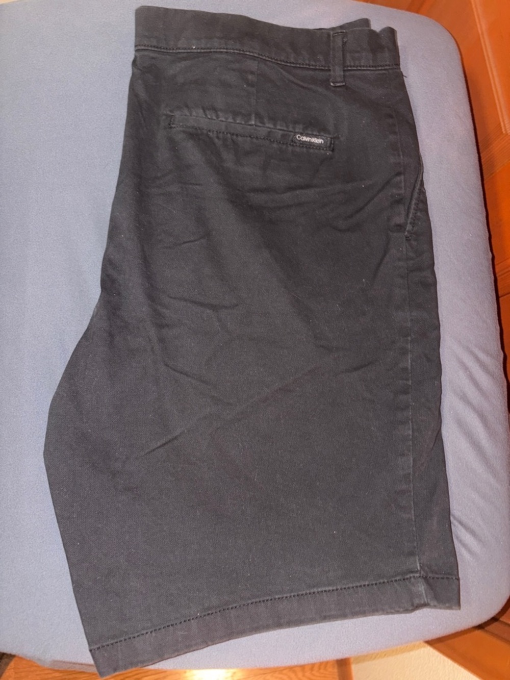 Calvin Klein Black Flat-Front Men's Shorts